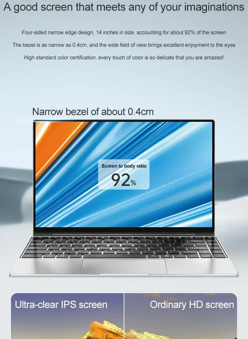 2025 Laptop 14.1" Windows 11 Ultra Slim