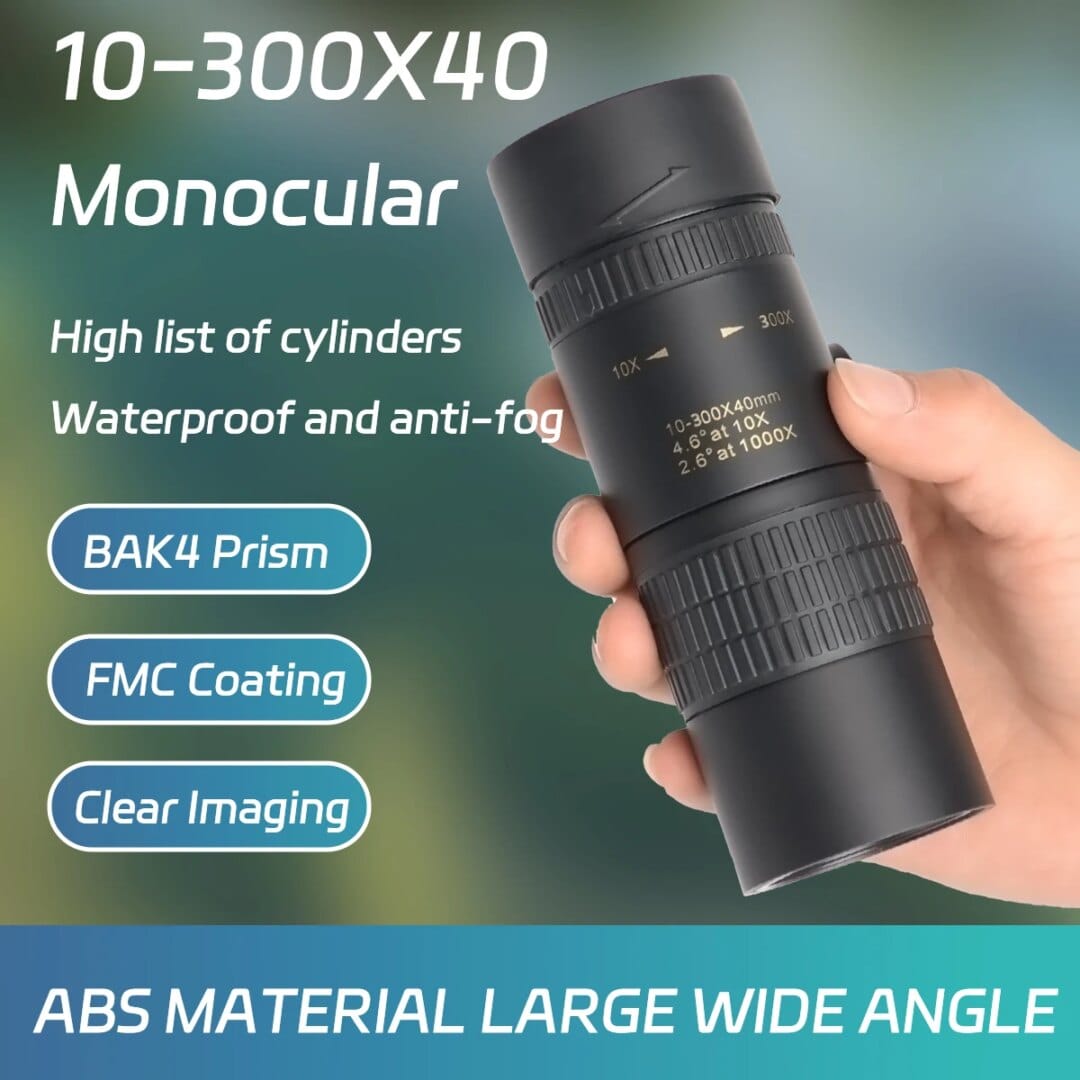 🔭 10-300x40 Zoom Telescope HD 4K Long-Range Binoculars