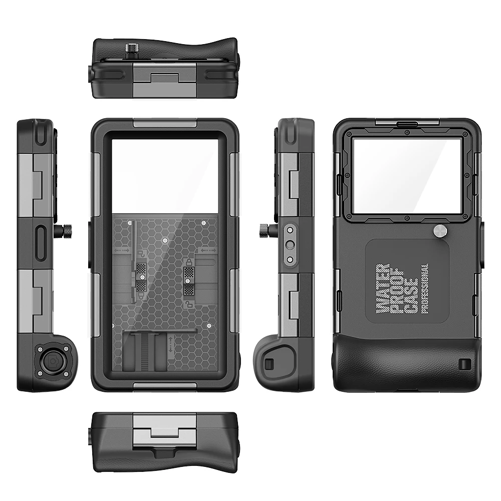 📸🌊 Shellbox Upgraded Multicolor IP68 Waterproof Phone Case 15M50ft Diving & Photography 📱💦