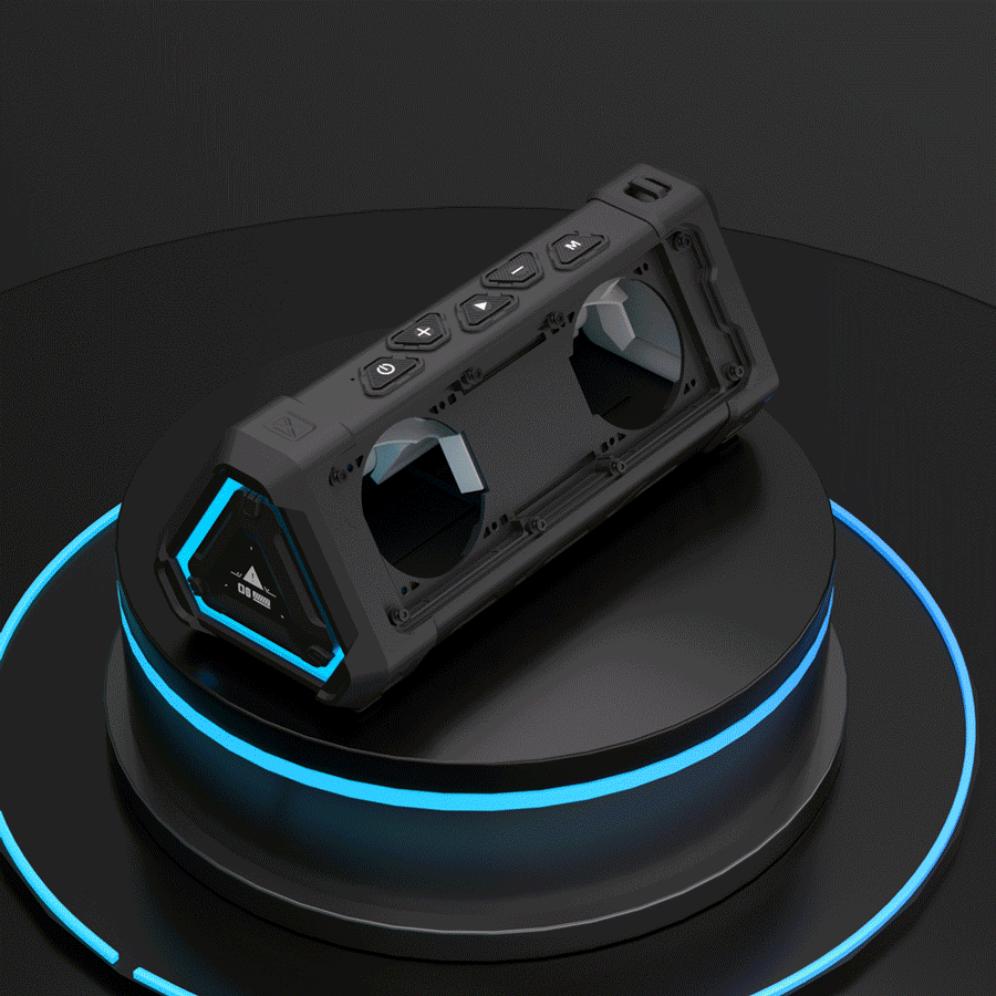 🔊 MLOVE P3 Outdoor Bluetooth Speaker | 40W Stereo Sound, IPX7 Waterproof, RGB Lights | BT5.3, Micro SD & 24H Playtime – Perfect for Travel!