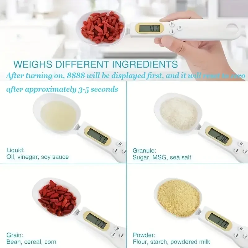 Electronic Kitchen Scale 500g 0.1g LCD Digital Measuring Food Flour Digital Spoon Scale Mini Kitchen Tool for Milk Coffee Scale Electronic Kitchen Scale 500g 0.1g LCD Digital Measuring Food Flour Digital Spoon Scale Mini Kitchen Tool for Milk Coffee Scale